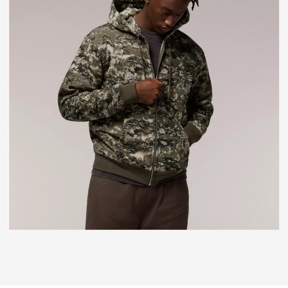 LCKR Phader Fleece Full-Zip Hoodie Camouflage size medium